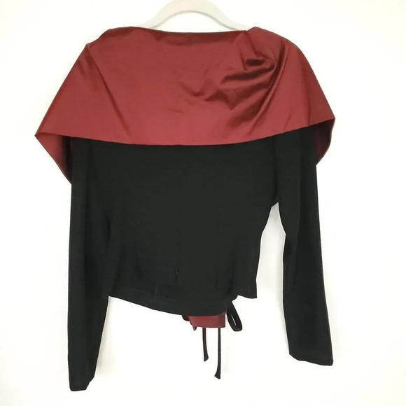 Vintage ANGELO TARLAZZI Paris Wool Blouse Top Long Sleeve size 10 (medium/large) - Picture 2 of 15